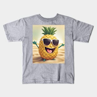 Pineapple loves summer Kids T-Shirt